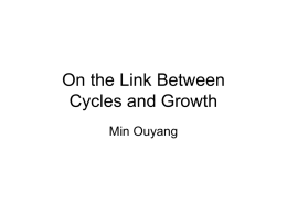 On the Link Between Cycles and Growth