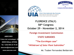 Diapositiva 1 - Florence 58 UIA Congress