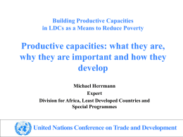 Productive capacities: what they are, why they are important, and