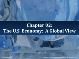The US Economy: A Global View - McGraw Hill Higher Education