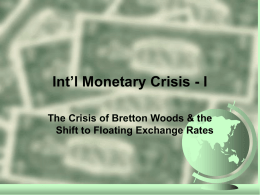 International Monetary Crisis