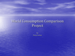 world consumtion ecl2 finished