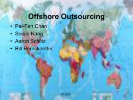 Offshore Outsourcing - University of Missouri