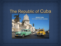 Cuba Powerpoint - Mean Green Workshops