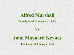 Keynes on Consumption, Saving, and Investment