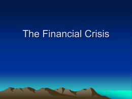 The financial Crisis Powerpoint