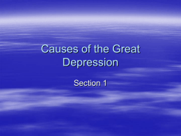 Ch 8 Great Depression
