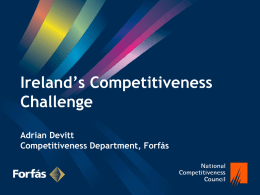 Ireland`s Competitiveness Challenge