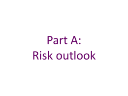 Risk outlook - Bank of England