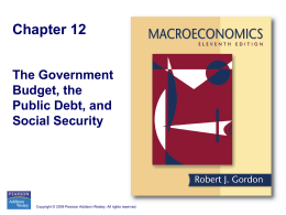 The Government Budget, the Public Debt, and Social Security