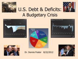 U.S. Debt & Deficits: A Budgetary Crisis
