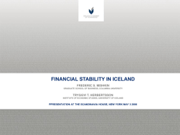 routes to financial instability is iceland going down this route?