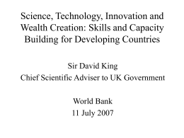 Governing Science & Technology