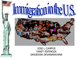 Immigration - California State University, Los Angeles