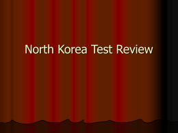 Korea Test Review
