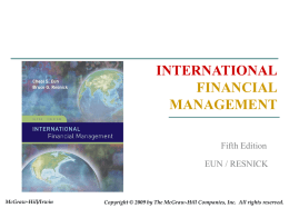 Chapter 2: The International Monetary System