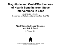 Magnitude and Cost-Effectiveness of Health Benefits