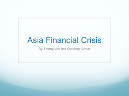 Asia Financial Crisis