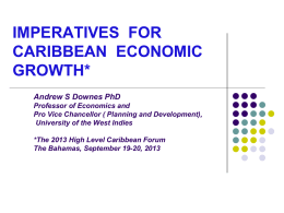 imperatives for caribbean economic growth