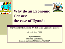 Why do an Economic Census