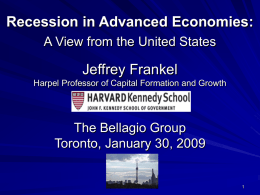 Recession in Advanced Economies: A View from the United States