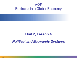 AOF Business in a Global Economy