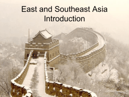 East Asia Intro