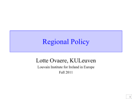 Regional policy