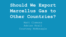 Should we export Marcellus gas to other countries? (14 Dec.)
