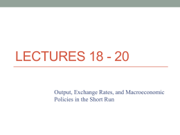 Lectures 18 to 20