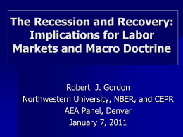 Implications for Labor Markets and Macro Doctrine