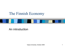 The Finnish Economy