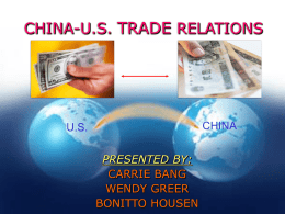 china-us trade relations