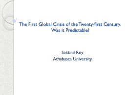 Was it Predictable? - Athabasca University