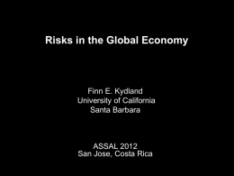 Risks in the Global Economy