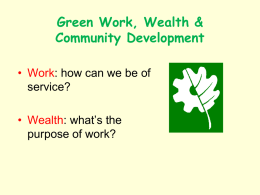 What is Green Work?