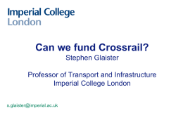 Can we fund Crossrail?