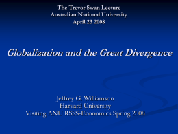 Globalization and Deindustrialization in the Third World Before the
