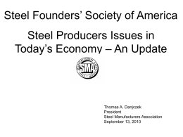 PPT - Steel Manufacturers Association