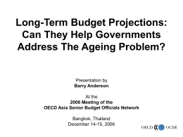 How are long-term projections prepared?
