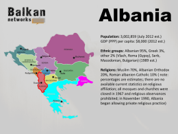 Ethnic groups - Balkan Network