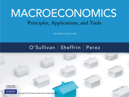 Modern MacroEconomics: From Short Run to Long Run