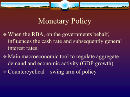 Monetary Policy - ais