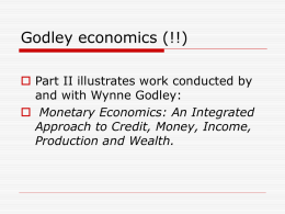 Godley economics - University of Ottawa