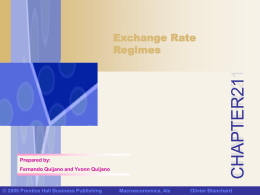 Adjustment Under Fixed Exchange Rates