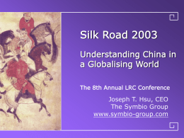 Silk Road 2003 - Localisation Research Centre