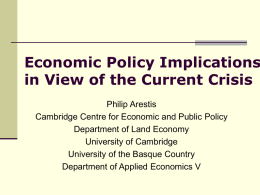 Economic Policy Reactions