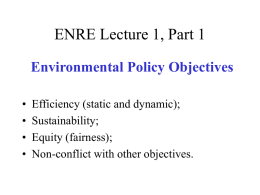 Introduction to environmental economics