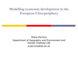 Modelling economic development in the European Ultra