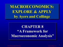 Economics: Explore and Apply 1/e by Ayers and Collinge Chapter 8